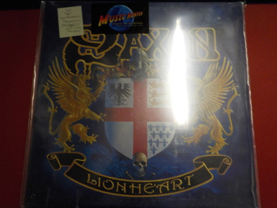 SAXON- LIONHEART UUSI LP