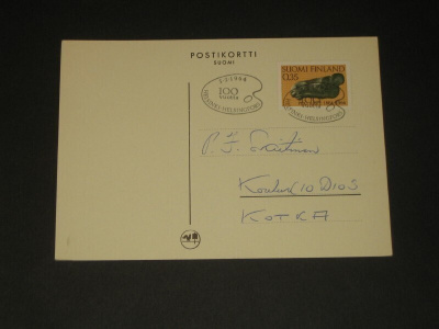 FDC 1964 Taiteilijaseura EL, kortilla