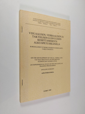 Aino Pohjanoksa : Visuaalisen, verbaalisen ja taktiilisen...