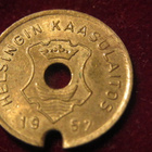 Helsingin kaasulaitos 1957. Kaasupoletti-Gas token - pikkukuva 2