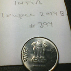 Intia 1 rupee 2014B, km#394 - pikkukuva 2