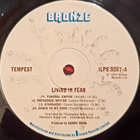Tempest: Living in Fear, 1973 UK LP VG+ - pikkukuva 5