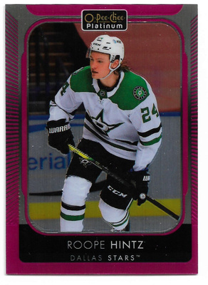2021-22 O-Pee-Chee Platinum Matte Pink #112 Roope Hintz