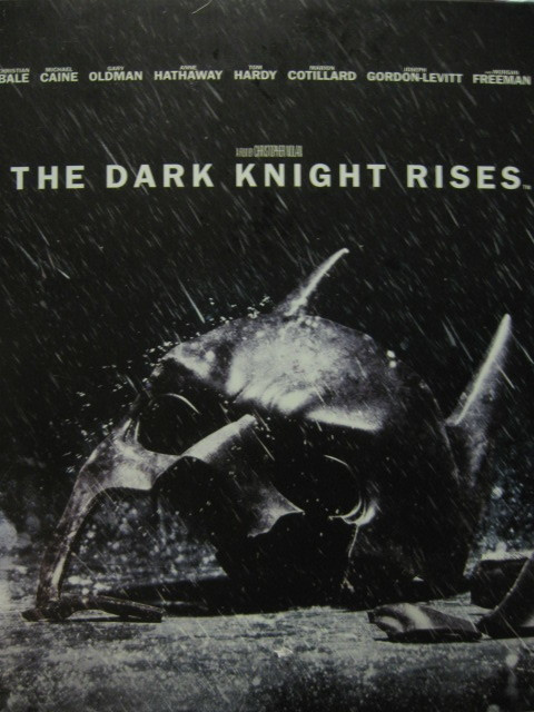 THE DARK KNIGHT RISES BLU-RAY STEELBOOK