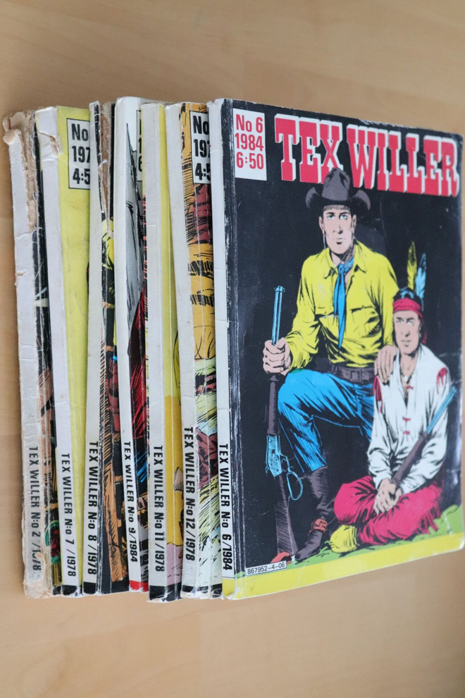 5 kpl Tex Willer 1978, 9/1984 ja 7/1985