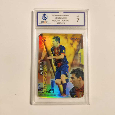 Lionel Messi 1/1 jalkapallokortti 2012 MGC graded