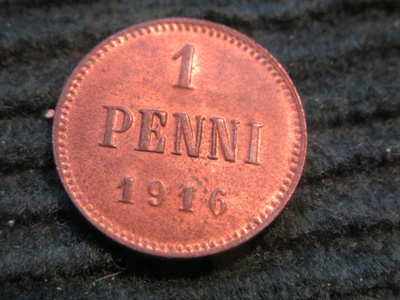 1 penni 1916