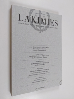 Lakimies 7-8/2010 : Suomalaisen lakimiesyhdistyksen aikak...