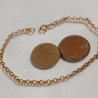 Amerikkalainen Gold double papu rannekoru - pikkukuva 5