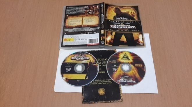 National Treasure - SF Region 2 DVD (Disney DVD, 2DVD's)