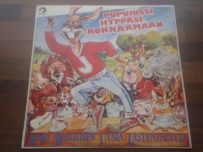 AIMO MUSTOSEN UUSIA LASTENLAULUJA ( LP . VINYYLI )