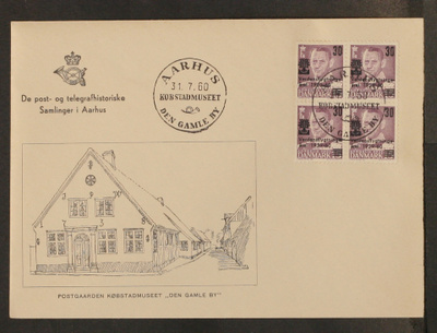 # 23678 # Tamska  Århus 31.7.60 erikoisleima neliö