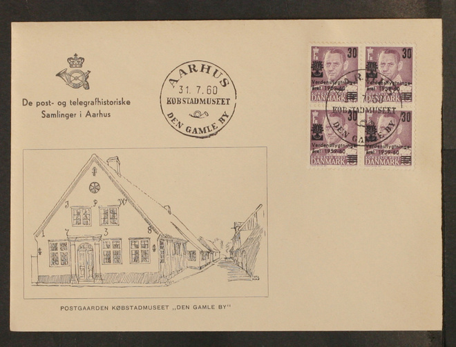 # 23678 # Tamska  Århus 31.7.60 erikoisleima neliö