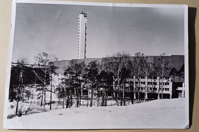 Helsinki, Stadion, talvikuva, p. 1958 Englannissa