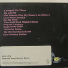 Lay Low • Farewell Good Night's Sleep PROMO CD - pikkukuva 3