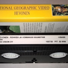 NATIONAL GEOGRAPHIC VIDEO HEVONEN  VHS - pikkukuva 3