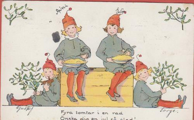 Signe Aspelin Fyra tomtar i en rad..