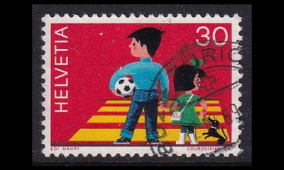 Sveitsi 912 o Lapset liikenteessä (1969)
