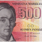 500 Markkaa 1986 Litt.A kl.5 - pikkukuva 1
