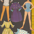 Paperinukke neito 1950-60-luku - pikkukuva 1