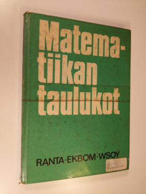 Esko Ranta : Matematiikan taulukot