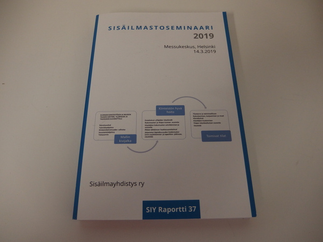 Sisäilmastoseminaari 2019 -julkaisu, rap. 37