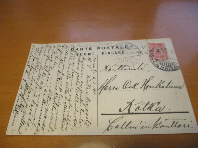 1911 Maivala (Juva) rivil kortilla