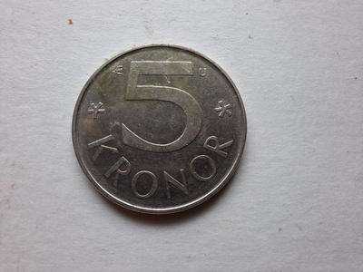 5 KRUUNUA 1982 Ruotsi