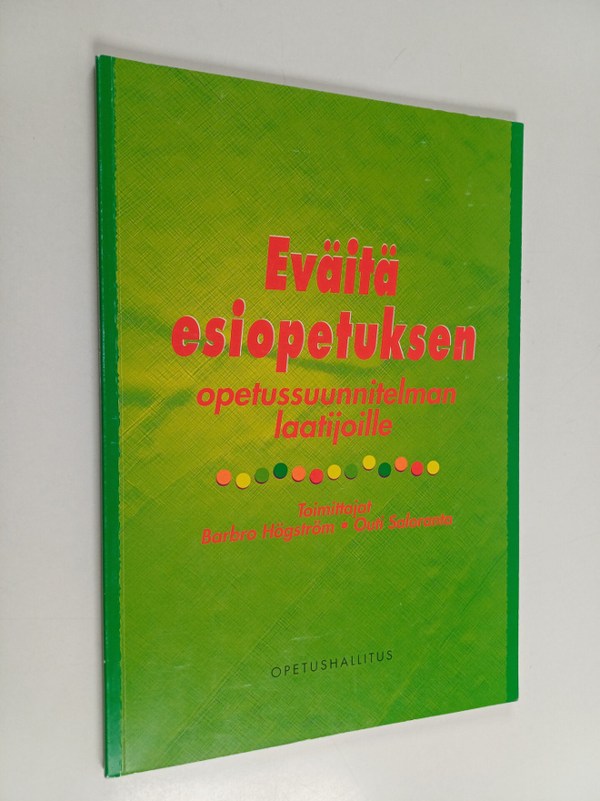Eväitä esiopetuksen opetussuunnitelman laatijoille