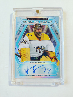 Juuse Saros - 23-24 Black Diamond Sparkling Scripts /25