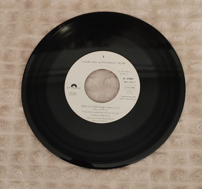 Freddie Mercury & Montserrat Caballe Barcelona 7"