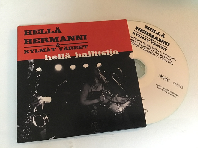 Hellä Hermanni & Kylmät Väreet . Hellä hallitsija CDS single