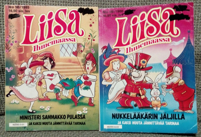2 x Liisa ihmemaassa pokkari