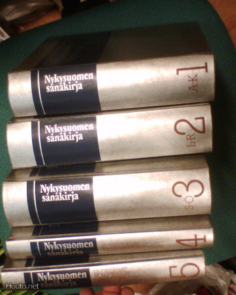 NYKYSUOMEN SANAKIRJA 1-5 ( 1982-1984 ) Sis.pk:t