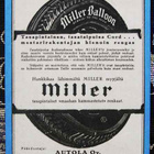 * Vanha Miller-autonrengasmainos magneettina * 20-luku * - pikkukuva 1