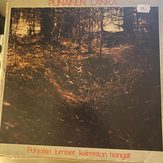 PUNAINEN LANKA: Pohjolan lumiset kalmiston hongat * FIN 1977