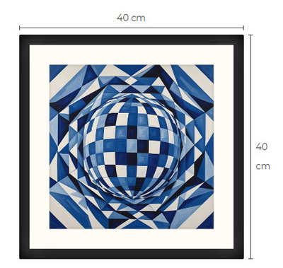 Uusi uniikki abstrakti art print taulu 40 cm x 40 cm