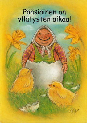 Pääsiäiskortti-Terho Peltoniemi