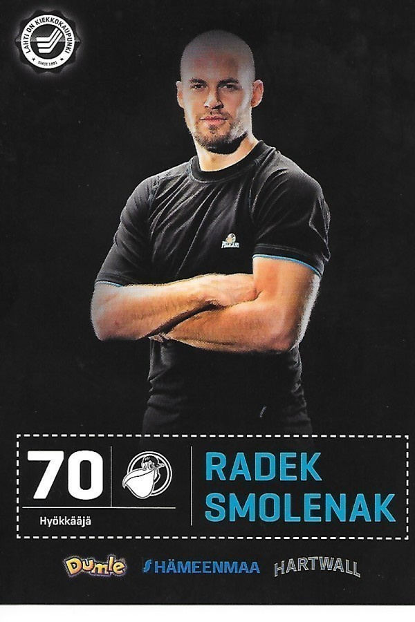 2012-13 Pelicans TeamIssue #70 Radek Smolenak ex- Ässät