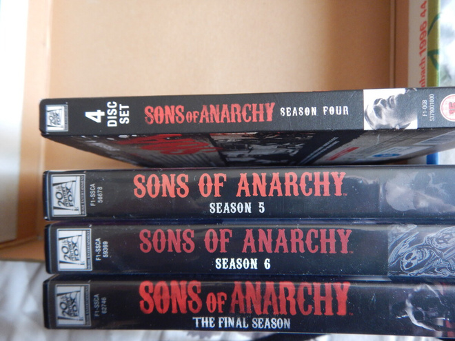 Sons Of Anarchy dvd kaudet 4 - 7
