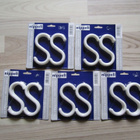 S -koukku, muovia, yht.20 kpl, uusia - pikkukuva 1