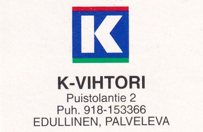 K-Vihtori, Puistolantie 2  Kesko    . s48