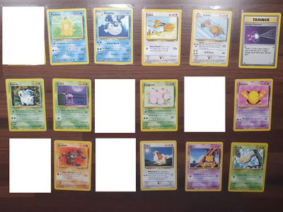 Pokemon Legendary Collection Sarjan kortteja yksittäin