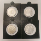 Hopea 1 markka 1965-1968 4 kpl. - pikkukuva 1