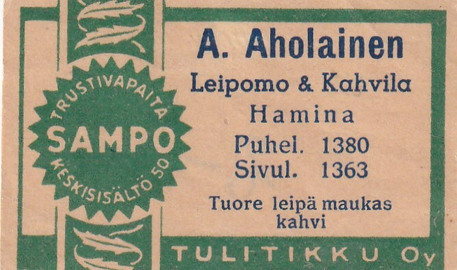 Hamina, A. Aholainen , Sampo , s79