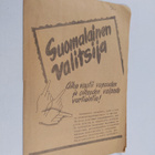 Suomalainen valitsija : Aika vaatii vapaudenja oikeuden v... - pikkukuva 1