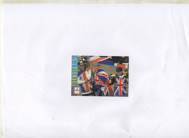 FORMULA F1 n:o 171  1995 Keräilykuva
