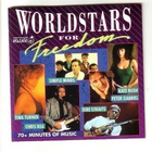 cd, VA: Worldstars For Freedom [pop, rock] - pikkukuva 1