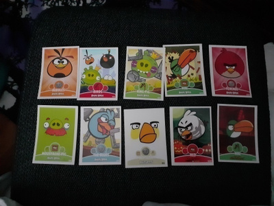 Angry birds keräilykortit 11 kpl