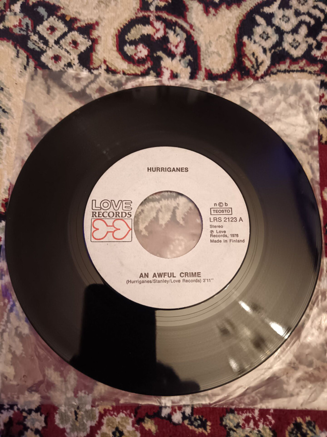Hurriganes - An Awful Crime/Oh Baby Doll 1976